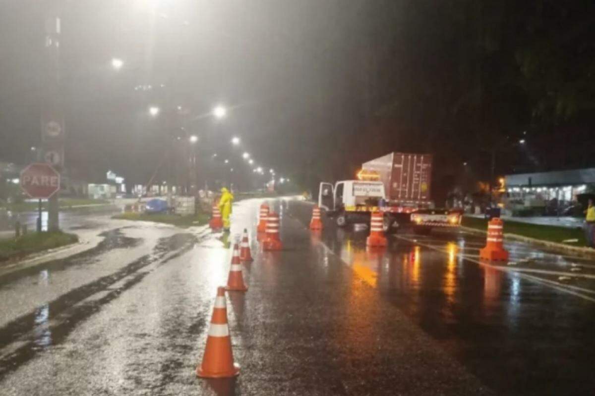 Temperaturas despencam em SP e há risco de tempestade na semana. Imagem: Reprodução