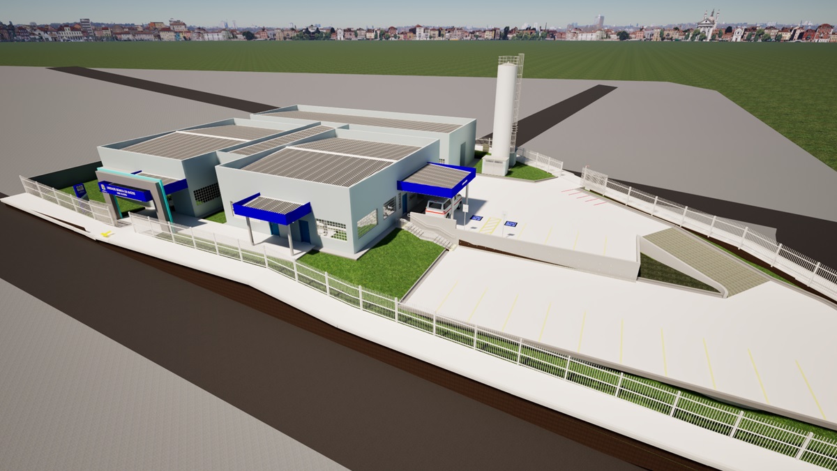 UBS do Cajuru fica pronto em 12 meses e terá investimento de R$ 4,5 mi. Imagem: Ilustração