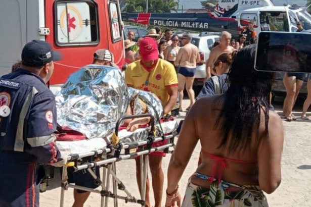 Ubatuba: turista de São José fratura medula ao cair de disco boat. Imagem: Reprodução