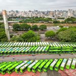 São Paulo anuncia R$ 1,4 bi junto ao BID para mais ônibus elétricos. Imagem: Divulgação