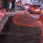 Minhocão ganha primeiro bolsão de estacionamento. Imagem: reprodução TV Globo