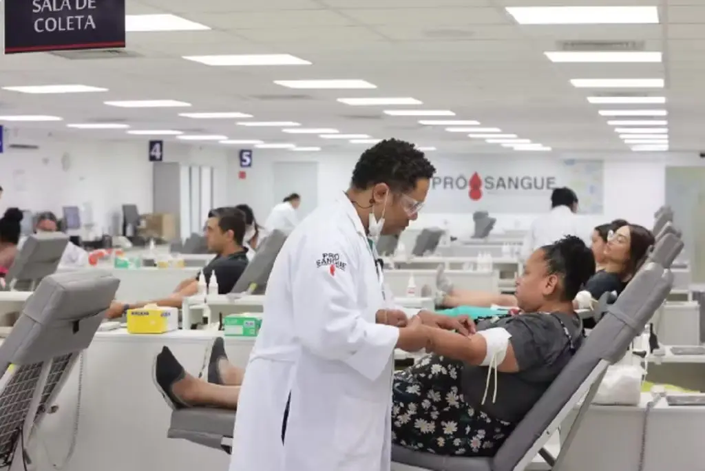 Fundação Pró-Sangue faz apelo por doação em SP. Imagem: Governo de SP