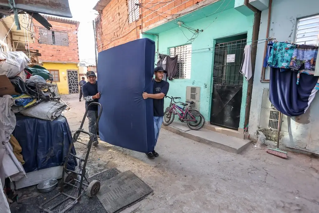 Favela do Moinho: 25% do moradores já deixaram o local, diz governo. Imagem: Divulgação Governo de SP