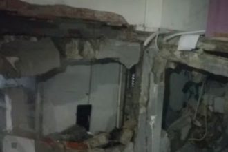 Três pessoas se ferem no bairro do Tremembé após explosão em SP. Imagem: Divulgação Bombeiros