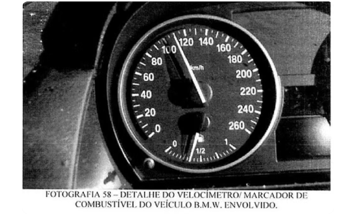 Motorista de BMW pega 15 anos de prisão por tirar a vida de motociclista. Imagem: Polícia Científica