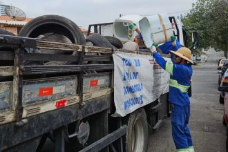 Operação Casa Lima recolhe 1,7 tonelada de material em combate à dengue. Imagem: Divulgação