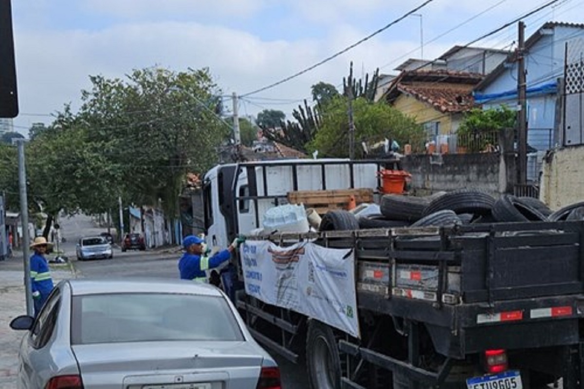 Operação Casa Lima recolhe 1,7 tonelada de material em combate à dengue. Imagem: Divulgação