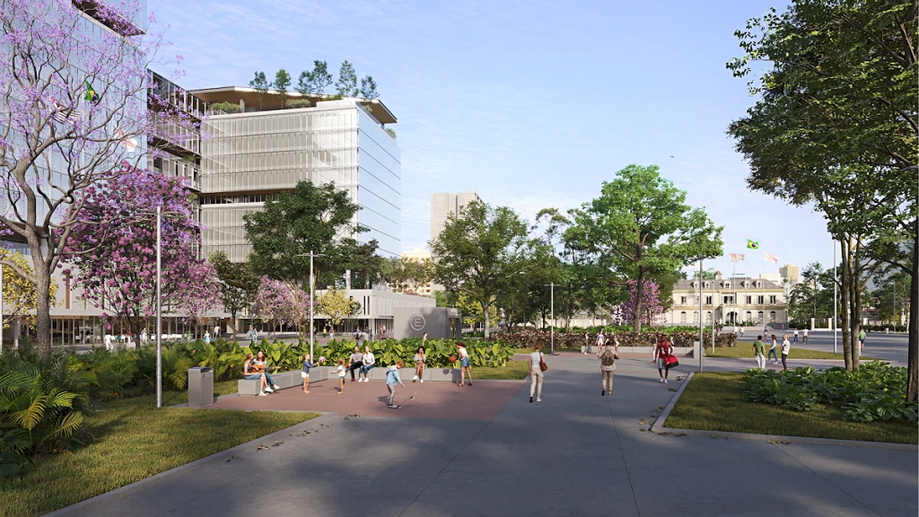 Nova sede administrativa de SP terá custo de R$ 5,4 bilhões. Imagem: Divulgação Governo de SP