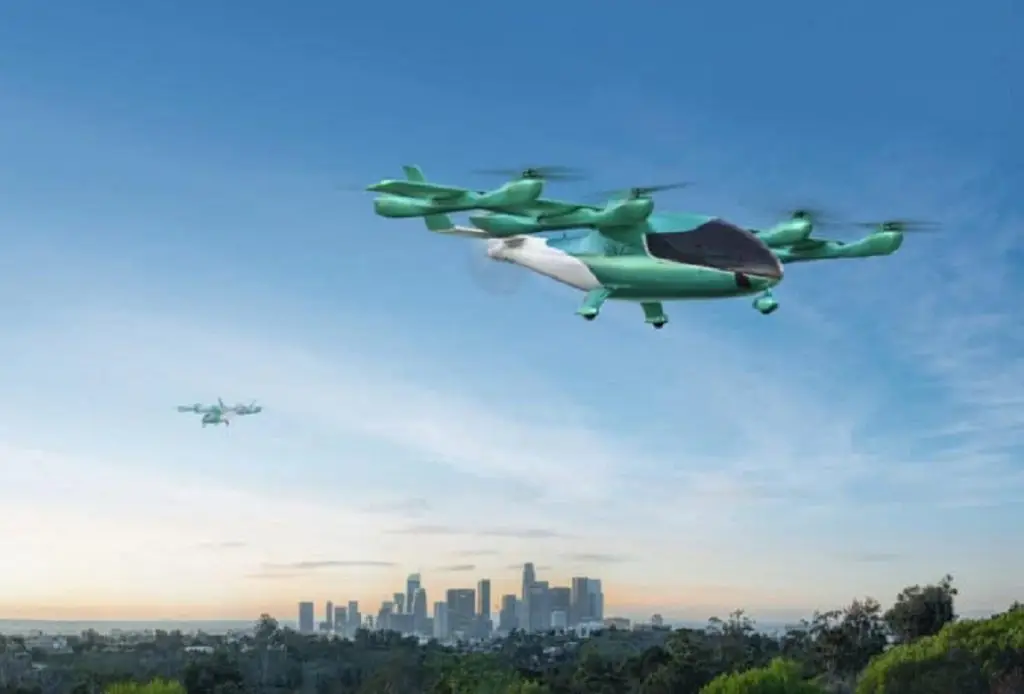 Embraer vende 50 carros voadores com a Eve, por R$ 1,3 bi. Imagem: Divulgação Eve