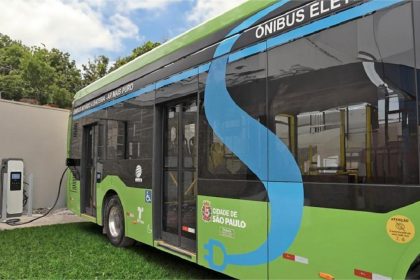Ônibus elétricos: SP assina contrato para carregadores de bateria. Imagem: Divulgação prefeitura de São Paulo
