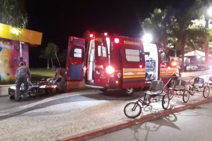 PM é agredido por negar cigarro, mas atira na perna de homem em Caraguatatuba. Imagem: Divulgação Bombeiros