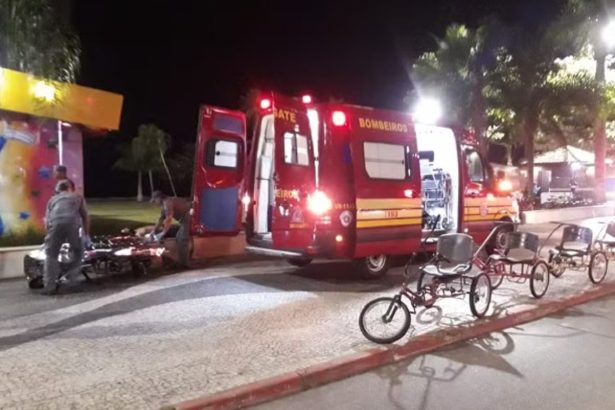 PM é agredido por negar cigarro, mas atira na perna de homem em Caraguatatuba. Imagem: Divulgação Bombeiros