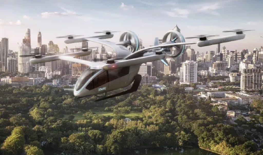 Embraer vende 50 carros voadores com a Eve, por R$ 1,3 bi. Imagem: Divulgação Eve