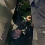 Passageiro cai em vão de estação de trem e se salva em SP. Imagem: Reprodução TV Globo