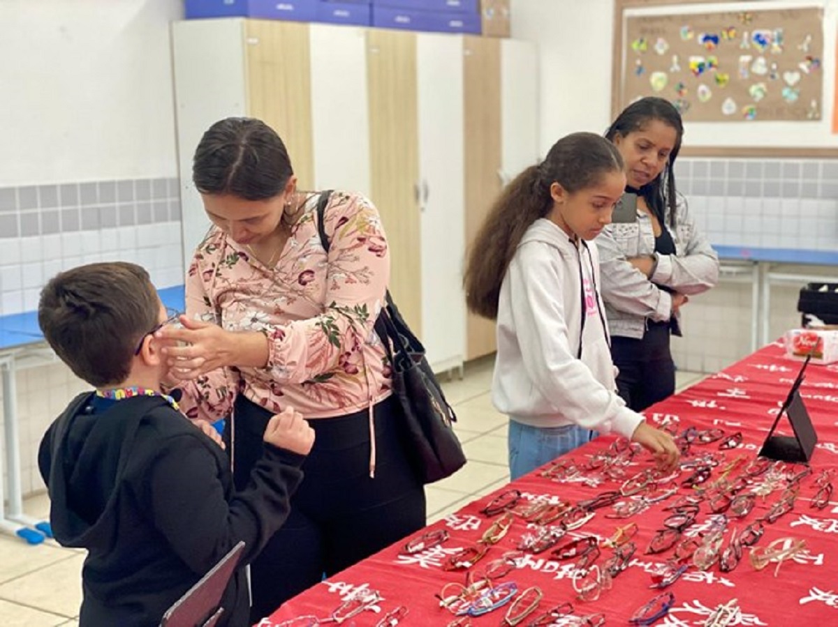 Oftalmologia: iniciativa do Rotary atende 400 crianças em São José dos Campos. Imagem: PMSJC