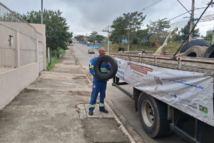 Operação Casa Lima recolhe 820 kg de objetos em São José. Imagem: Divulgação PMSJC