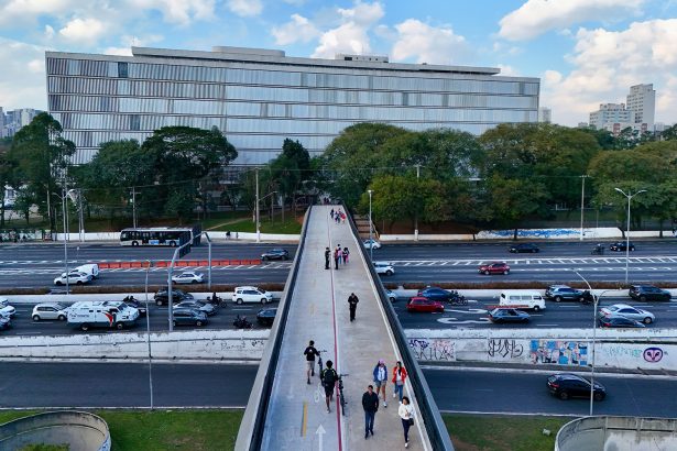 Passarelas em SP irão passar por restauração em investimento de R$ 140 milhões. Imagem: Sergi Barzaghi/Secom