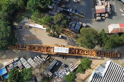 Dutra recebe maior carga da história e desafia logística. Imagem: Hansa Meyer Global Transport Brasil