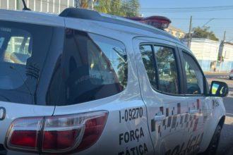 Ladrões assaltam farmácia e se dão mal; um é baleado e o outro é preso. Imagem: PMSP