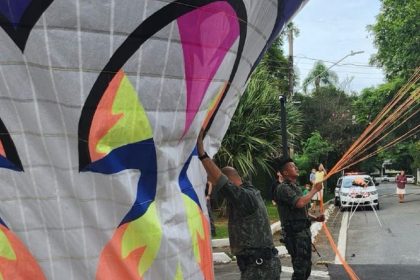 Soltura de balões: PM e MP fazem ofensiva contra ações criminosas. Imagem: Governo de SP