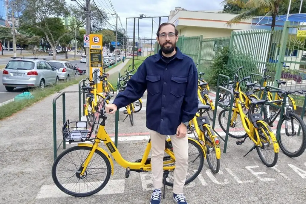 Bicicletas compartilhadas chegam a 100 mil viagens em São José dos Campos. Imagem: PMSJC
