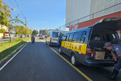 Transporte escolar: Detran projeta inspecionar 6.000 veículos em SP. Imagem: Divulgação Governo de SP