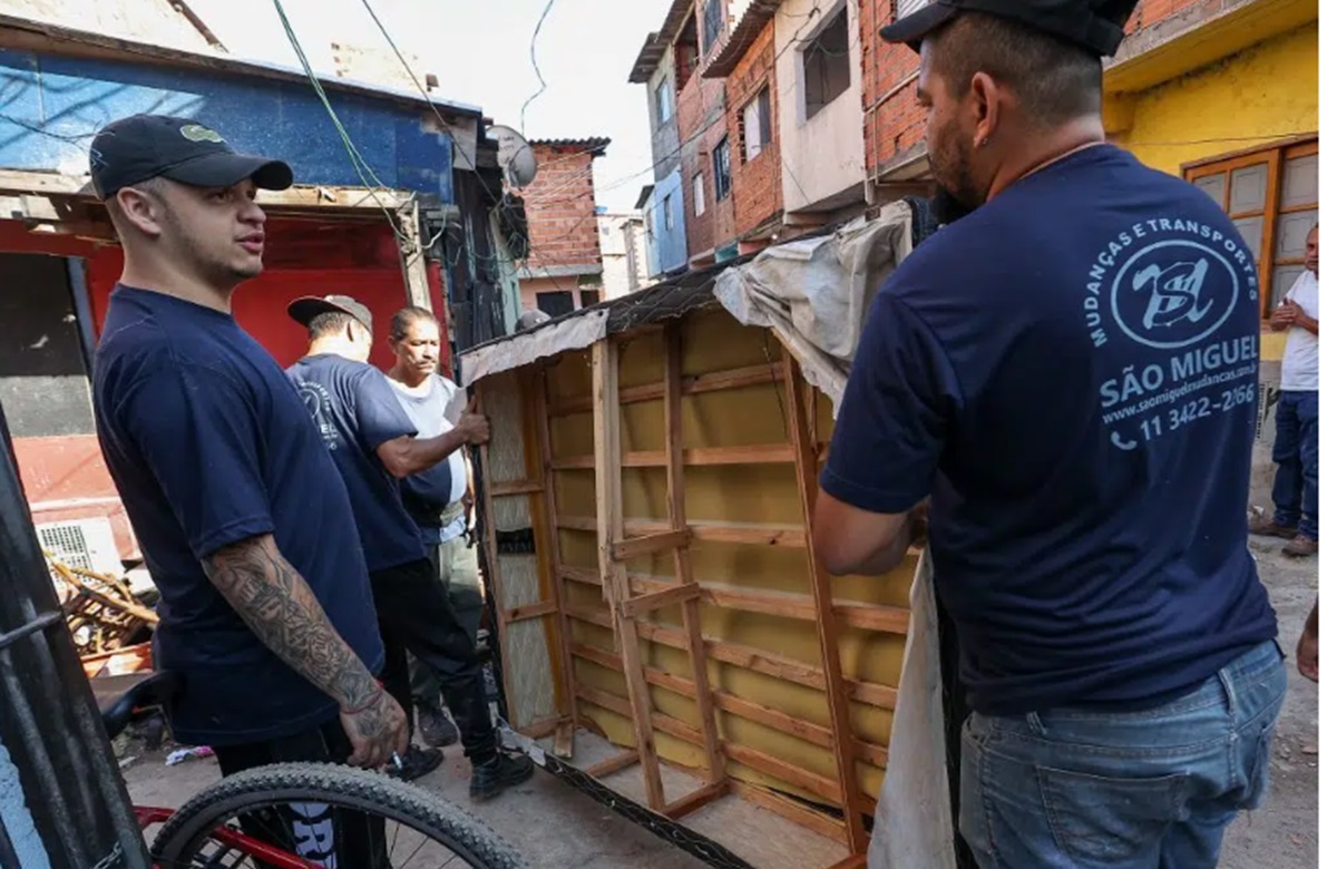Favela do Moinho: 66% dos comerciantes aceitaram sair, diz governo. Imagem: Governo de SP