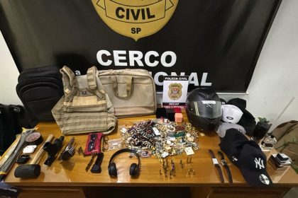 Quadrilha que roubava casas em SP é desmantelada e 14 vão presos. Imagem: Governo de SP