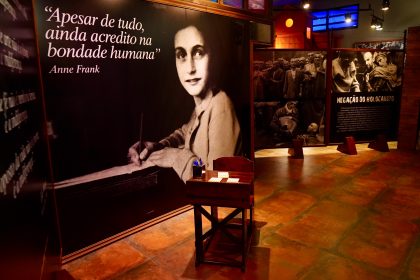 Anne Frank terá memorial em São Paulo a partir de 2026. Imagem: Sergio Barzaghi SECOM