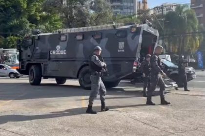 Paraisópolis: PM intensifica ação para prender 2 suspeitos de balear cabo. Imagem: Reprodução