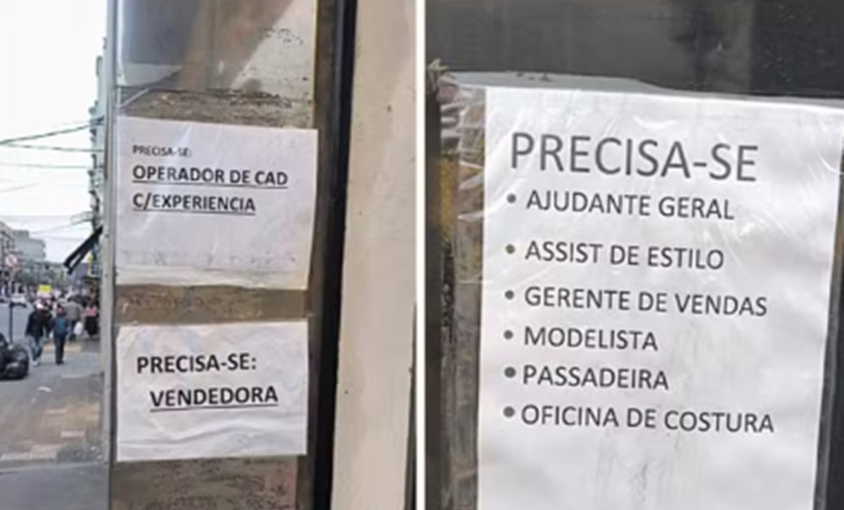 No Brás, prefeitura faz ofensiva para preencher vagas no comércio. Imagem: Lauro Pimenta/Alob´ras