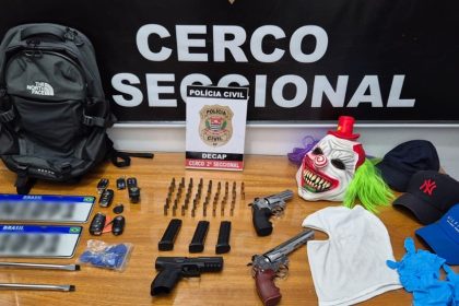 Polícia desarticula quadrilha que roubava casas no Morumbi. Imagem: Divulgação Governo de SP