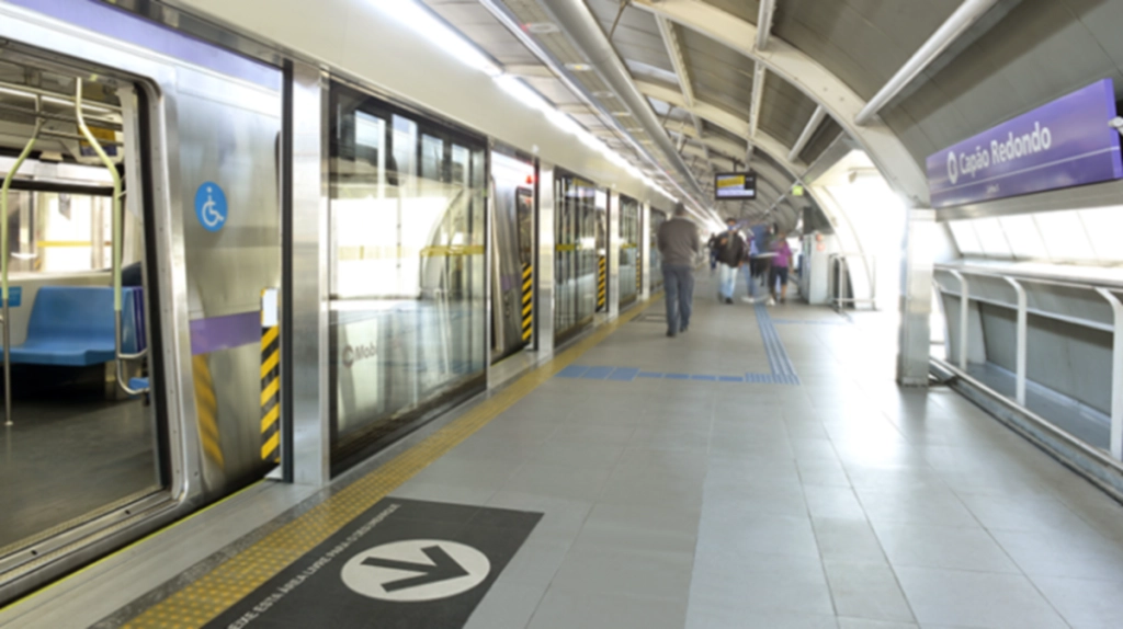 Tumulto em estação de trem no Capão Redondo fere 4 mulheres. Imagem. Divulgação ViaMobilidade