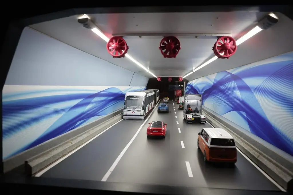 Túnel Santos-Guarujá: empresa portuguesa vence leilão de R$ 6,8 bilhões. Imagem: Divulgação Governo de SP