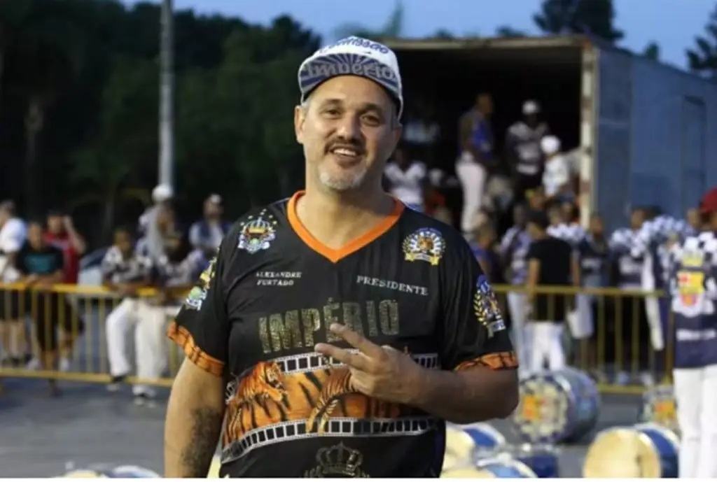 Alexandre Constantino, presidente de escola de samba em SP, é preso em ação policial. Imagem: Divulgação Império de Casa Verde