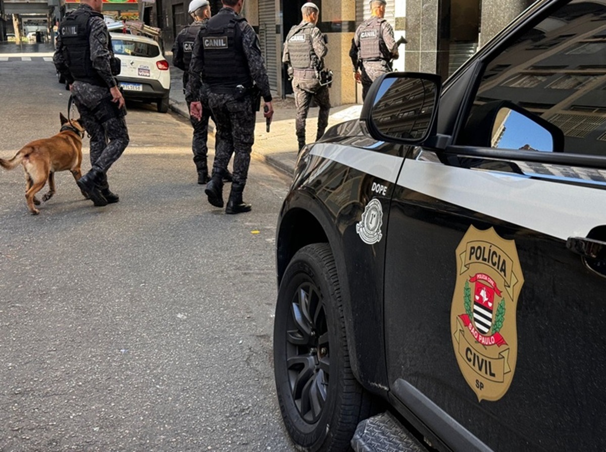 Operação na Favela do Moinho prende 7 suspeitos de ligação com PCC. Imagem: Divulgação Governo SP