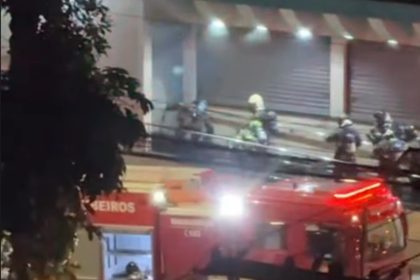 Padaria que pegou fogo em SP é suspeita de fazer parte do PCC. Imagem: reprodução Redes sociais