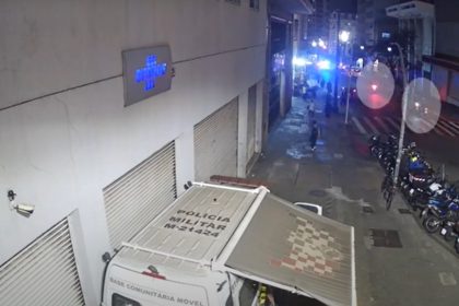 GCM prende condutor de moto com placa adulterada flagrada 9.000 vezes. Imagem: reprodução