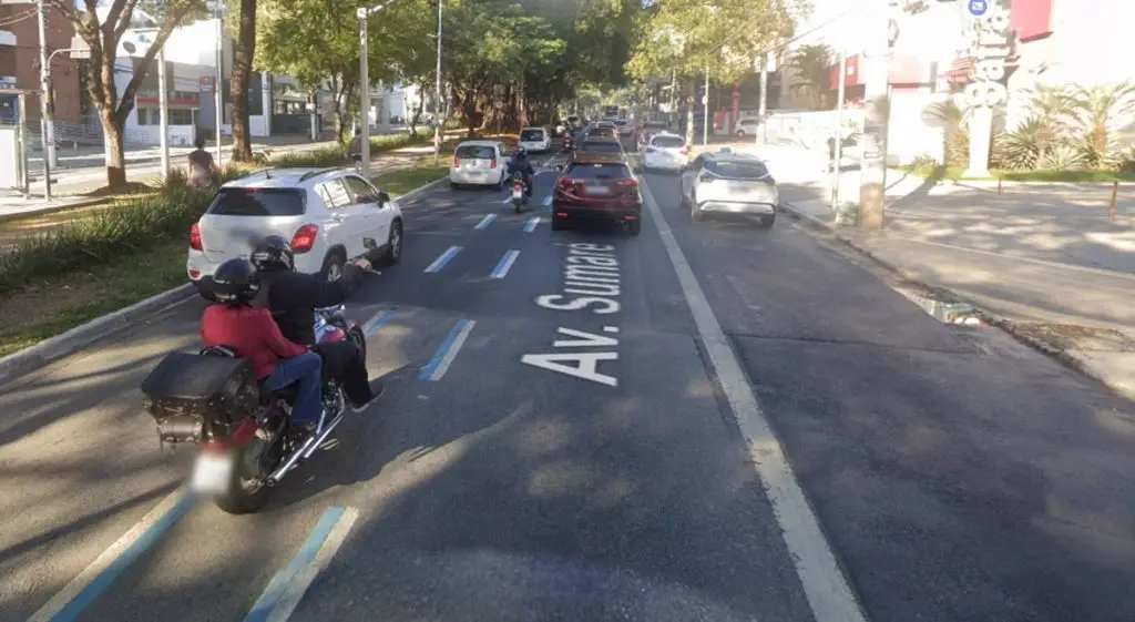 Apito vira ‘arma’ de moradores contra roubos em Perdizes. Imagem: reprodução Street View