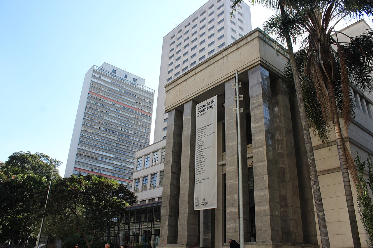 Biblioteca Mário de Andrade comemora 100 anos com atrações musicais gratuitas. Imagem: Wikipedia