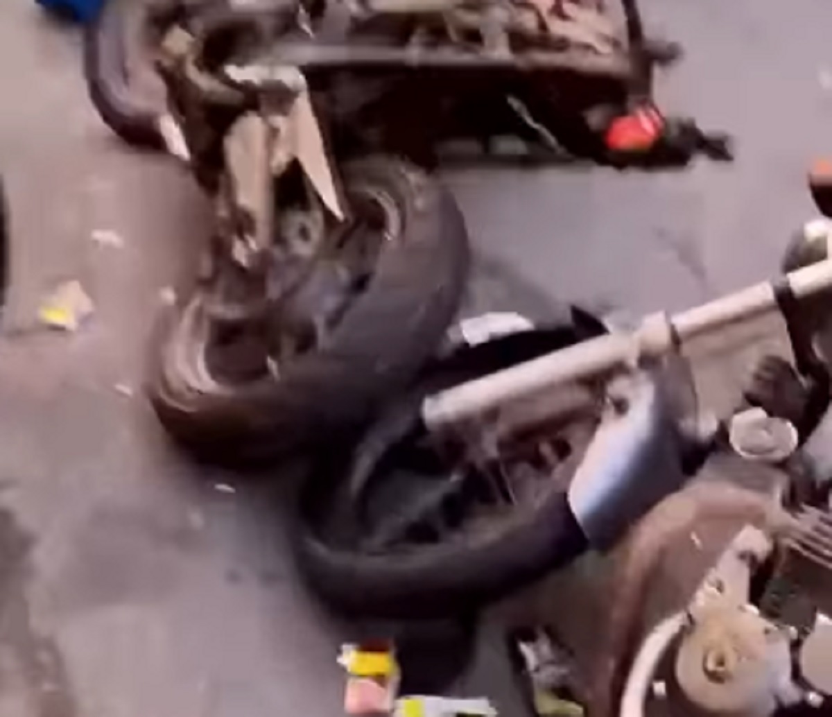 Ação da PM no Jabaquara remove 25 motos em baile funk. Imagem: Reprodução