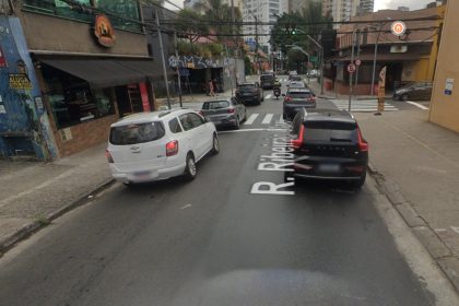 Vila Olímpia: 5 quarteirões serão desapropriados em SP. Imagem: Street View Reprodução