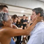 Tarcísio de Freitas durante inauguração de escola em Votuporanga. Imagem: Célio Messias Governo do Estado de SP