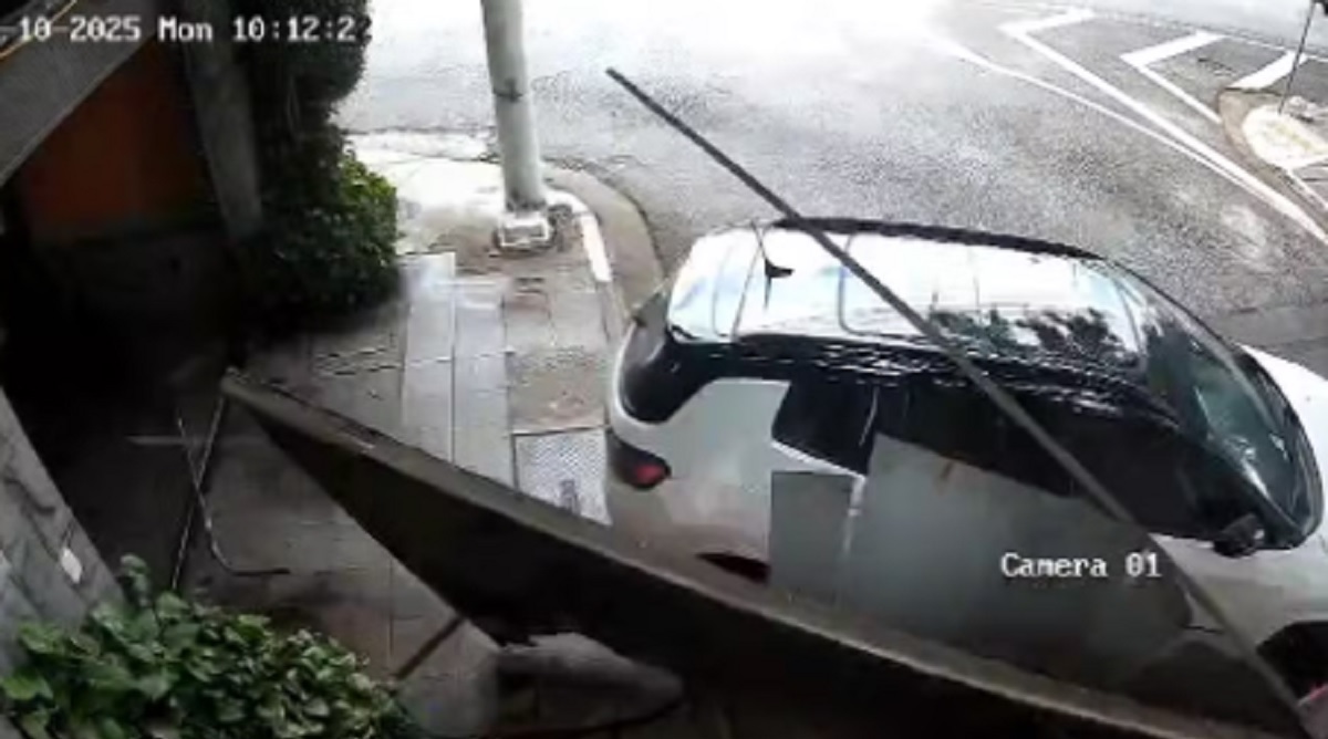 Mulher sai de motel sem pagar em SP, bate o carro e é presa. Imagem: Reprodução