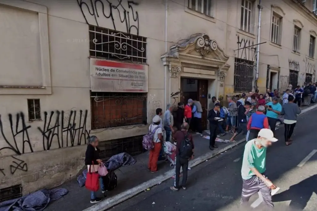 Homem é achado sem vida em freezer no centro de SP. Imagem: Google Maps
