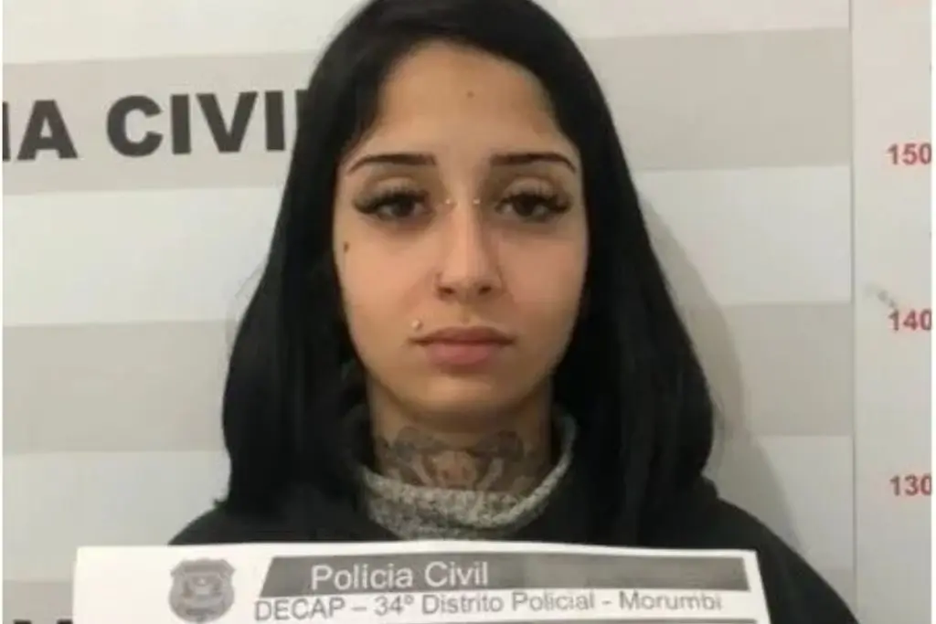 Iasmin roubou militar iraquiano em SP, exaltou PCC e foi condenada. Imagem: Reprodução