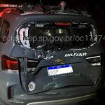 Perseguição termina com 3 feridos, sendo dois policiais em estado grave. Imagem: Reprodução Artesp