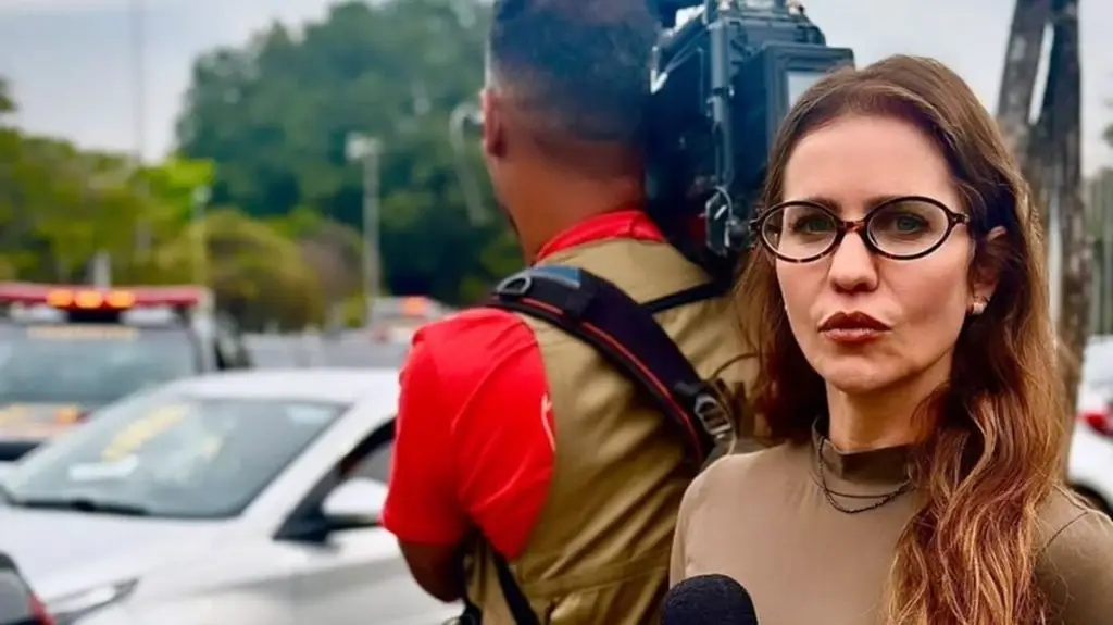 Jornalista do SBT é assaltada em SP antes de entrar ao vivo. Imagem: Reprodução Instagram