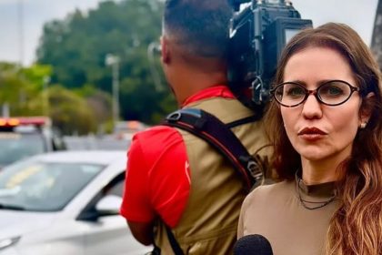 Jornalista do SBT é assaltada em SP antes de entrar ao vivo. Imagem: Reprodução Instagram