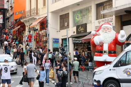 Comércio no Brás prevê crescimento de 10% em relação ao Natal de 2024. Imagem: Rovena Rosa/Ag. Brasil